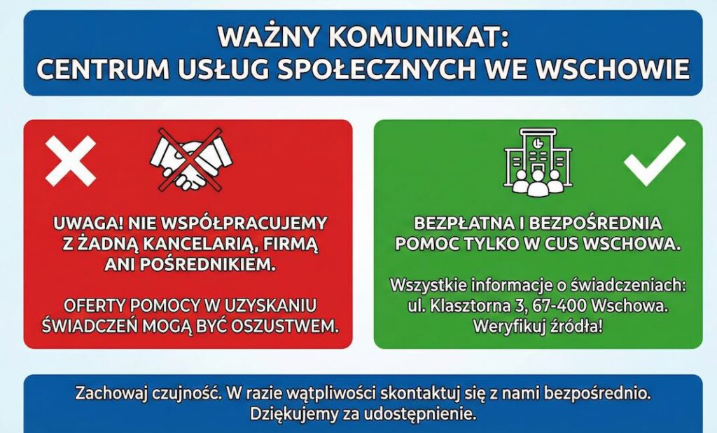 Uwaga na oszustwa!